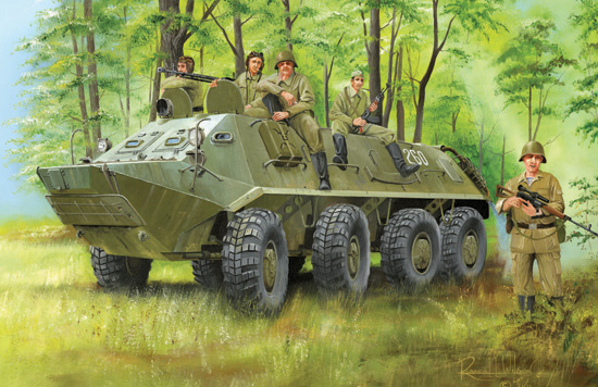 俄罗斯BTR-60PA型装甲输送车  01543