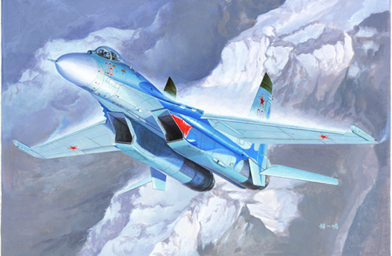 Russian Su-27 Flanker B Fighter  01660