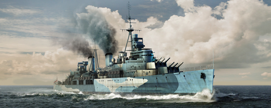 英国皇家海军"贝尔法斯特"巡洋舰1942年   05334