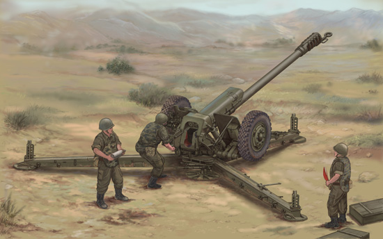 苏联D-30 122毫米榴弹炮-后期型  02329