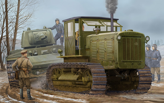 Russian ChTZ S-65 Tractor with Cab  05539