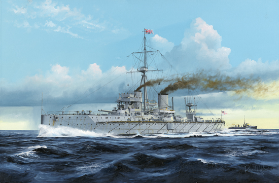 英国皇家海军"无畏"号战列舰1907年  05328