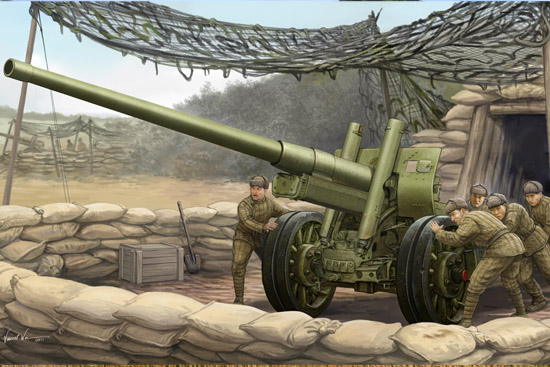苏联A-19型122mm牵引加农炮1931/1937（带M1931轮）  02316