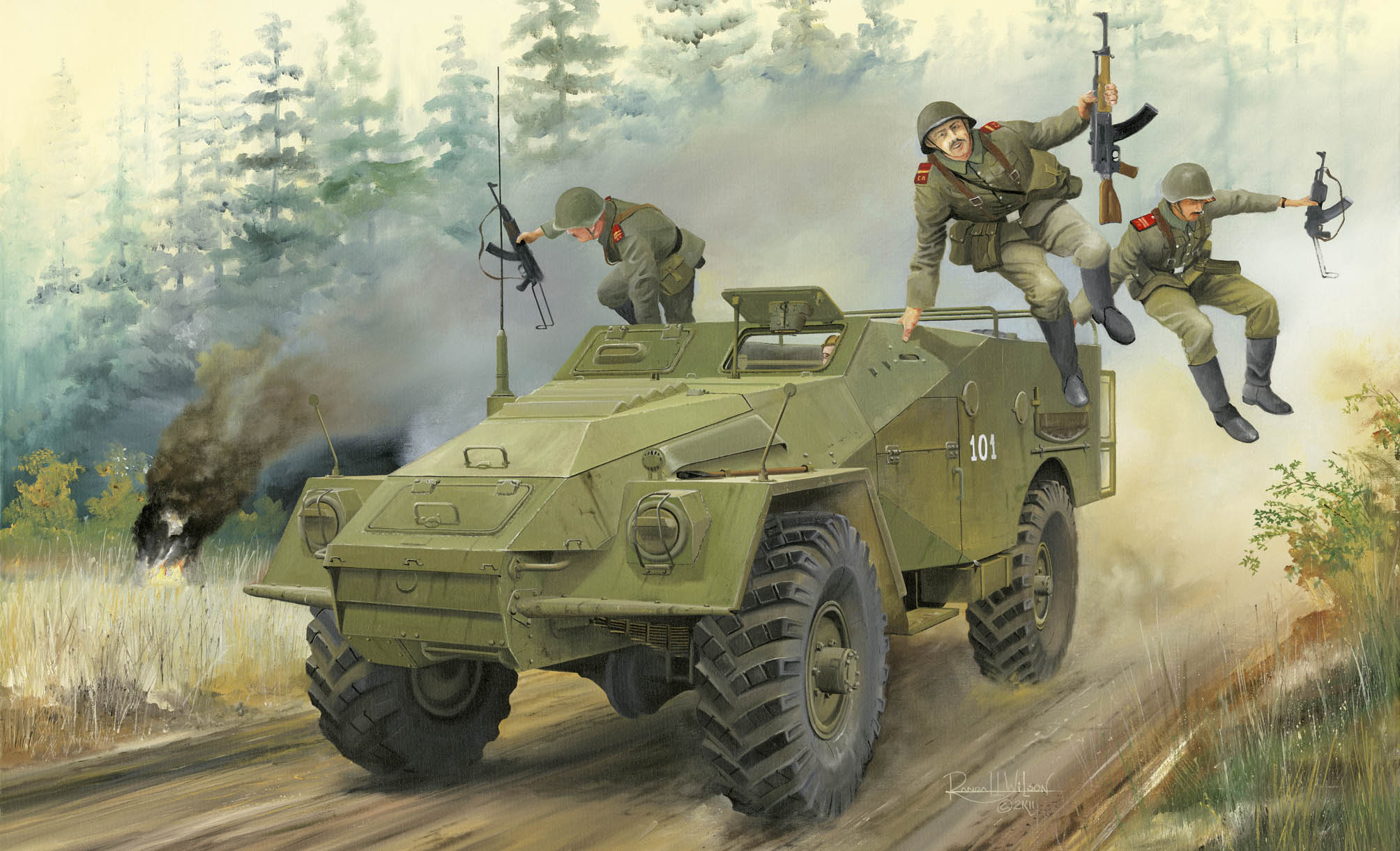 俄罗斯BTR-40装甲输送车   05517