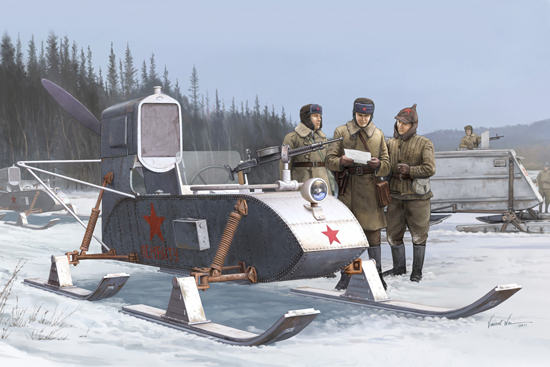 苏联RF-8战斗雪橇   02322