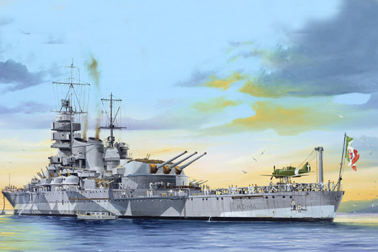 Italian Navy Battleship RN Roma    05318