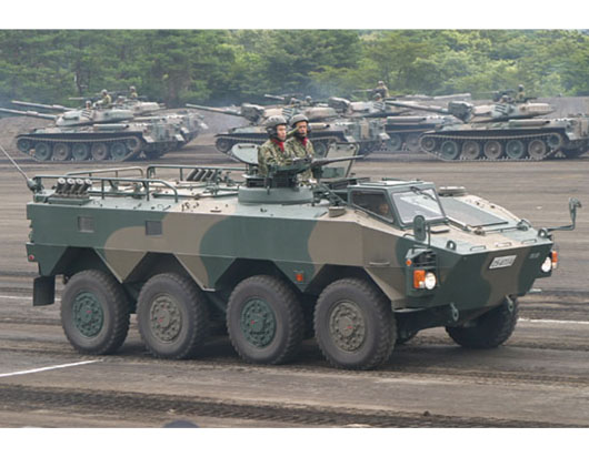 日本陆上自卫队96式轮式装甲车   01557