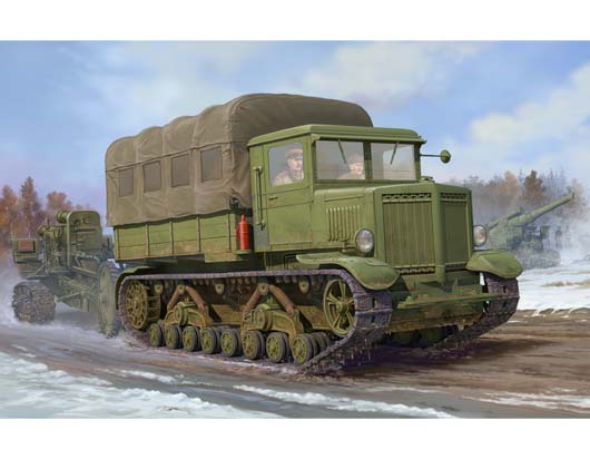 苏联重型火炮牵引车   01573