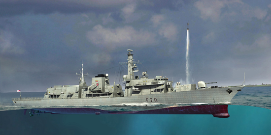 HMS TYPE 23 Frigate – Kent(F78)   04544