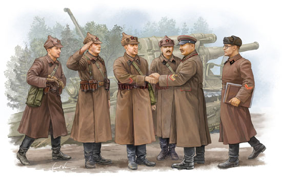 Soviet Artillery – Commander Inspection  00428