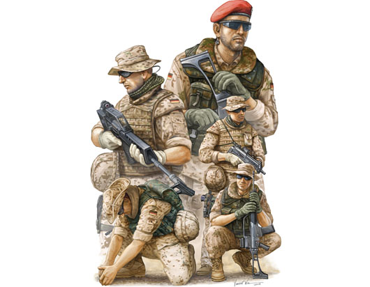 Modern German ISAF Soldiers in Afghanistan     00421