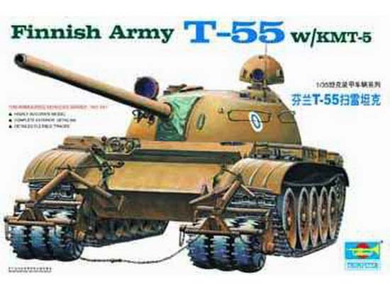 Finnish Army T-55 W/KMT-5 00341