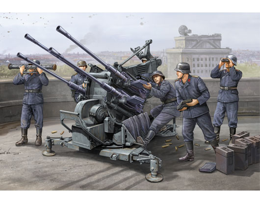 德国2.0cm防空炮    02309