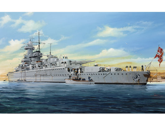 德国袖珍战列舰格拉夫.斯佩海军上将号05316-1/350系列-小号手TRUMPETER