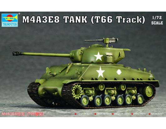M4A3E8坦克 (T66履带)   07225