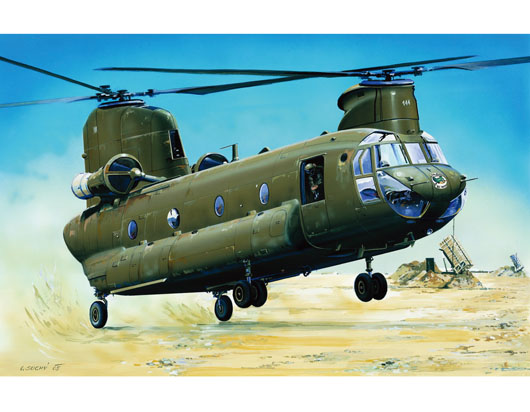 CH-47D“支努干”运输直升机    01622