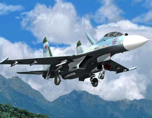 Su-27UB Flanker-C     02270