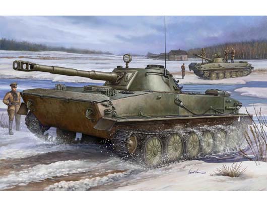 俄罗斯PT-76水陆坦克00380-1/35 系列-小号手TRUMPETER