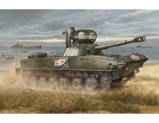 俄罗斯PT-76B水陆坦克00381-1/35 系列-小号手TRUMPETER