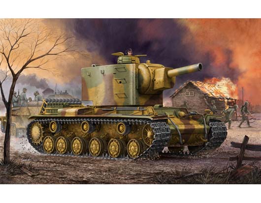 德国缴获KV-2 754（r）坦克     00367