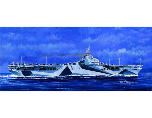 美国海军提康德罗加号航空母舰 CV-14     05736
