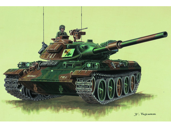日本74式坦克     07218