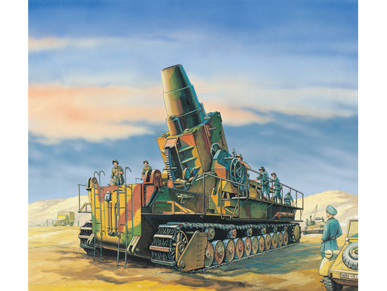 德国“卡尔” (60cm)自行迫击炮  00101