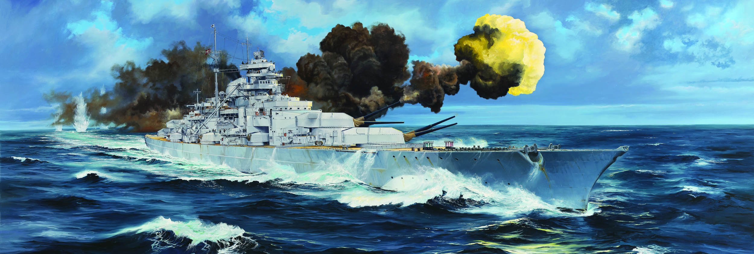German Bismarck Battleship  03702