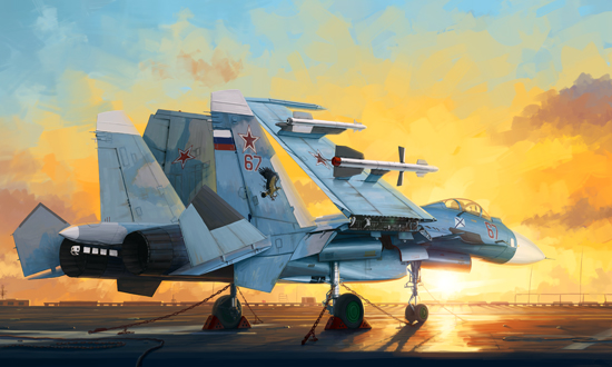 俄罗斯苏-33“侧卫”D战斗机(起飞甲板限量版) 01678