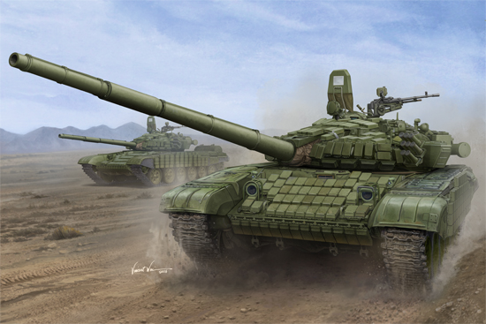 俄罗斯T-72B1主战坦克(挂接触-1附加装甲) 00925