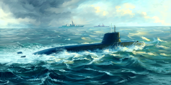 日本苍龙级攻击潜艇 05911
