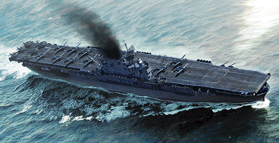 USS Enterprise CV-6 06708