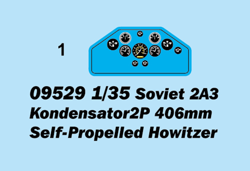 Soviet 2A3 Kondensator 2P 406mm Self-Propelled Howitzer 09529-1/35