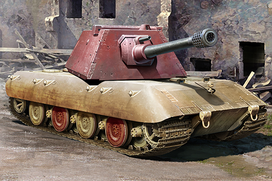 德国E-100重型坦克-克虏伯炮塔 09543