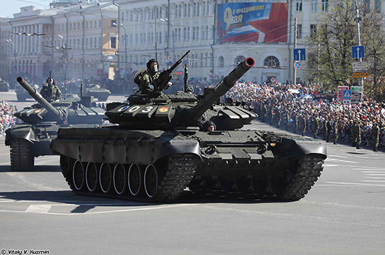 俄罗斯T-72B3主战坦克 09508