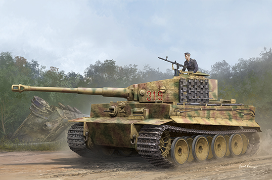 德国虎1重型坦克-中期型(带防磁装甲) 09539