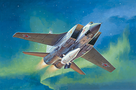米格-31BM战斗机，挂载“匕首”超音速导弹 01697