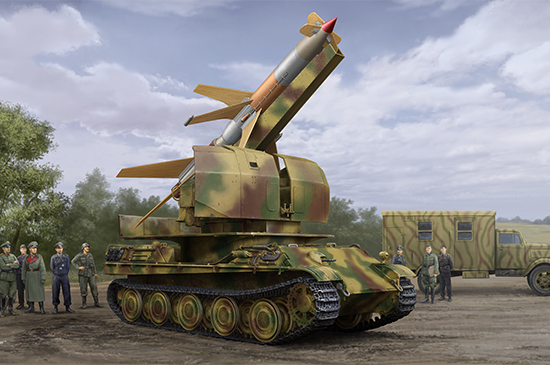 “黑豹”防空坦克(搭载“莱茵女儿”I型火箭) 09532