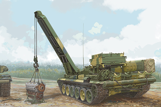 俄罗斯BREM-1装甲抢修车 09553