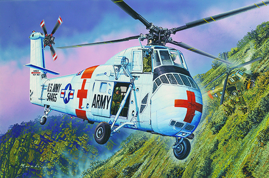 美国CH-34直升机-陆军救援 02883