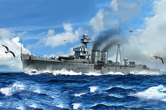 英国皇家海军加尔各答号轻型巡洋舰 05362