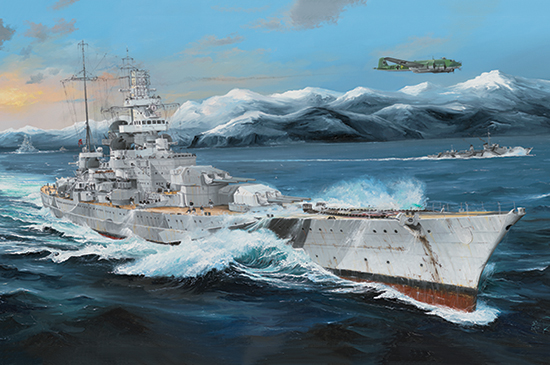 German Scharnhorst Battleship 03715