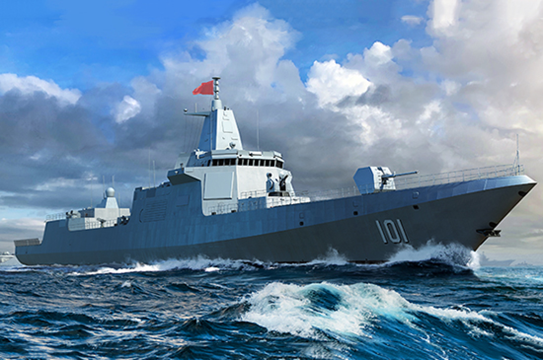 中国海军055型导弹驱逐舰 06729