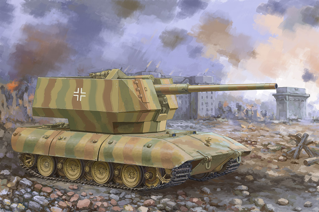 E-100防空坦克(搭载Flak40型128毫米炮) 09585