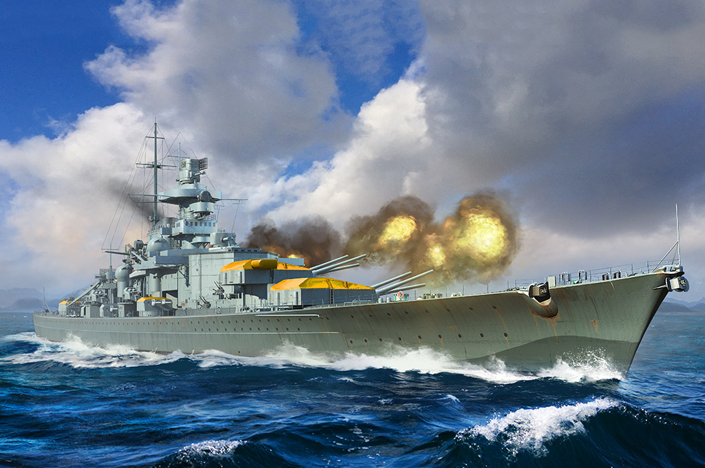 German Gneisenau Battleship 06736