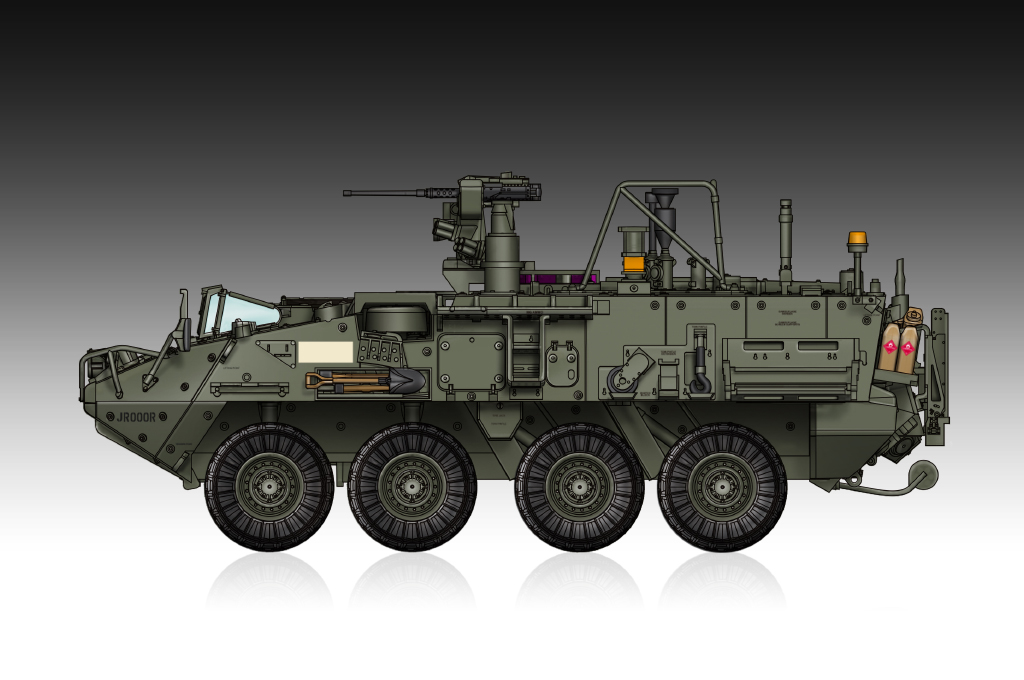 斯崔克M1135 核生化侦察车 07429