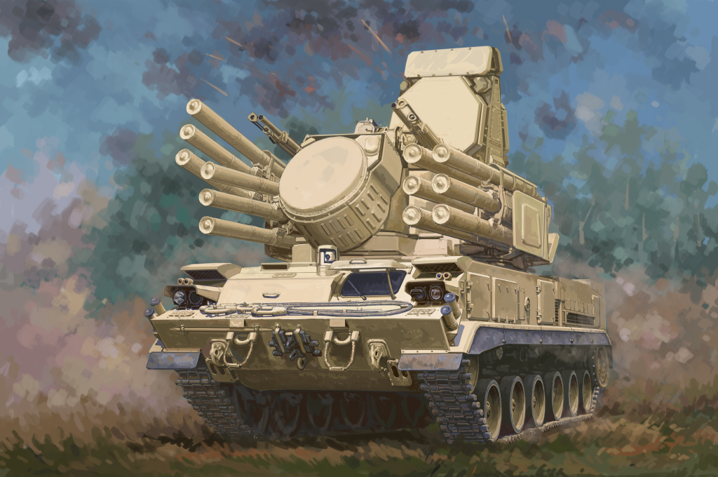 96K6“铠甲”-S1履带式防空系统 01093