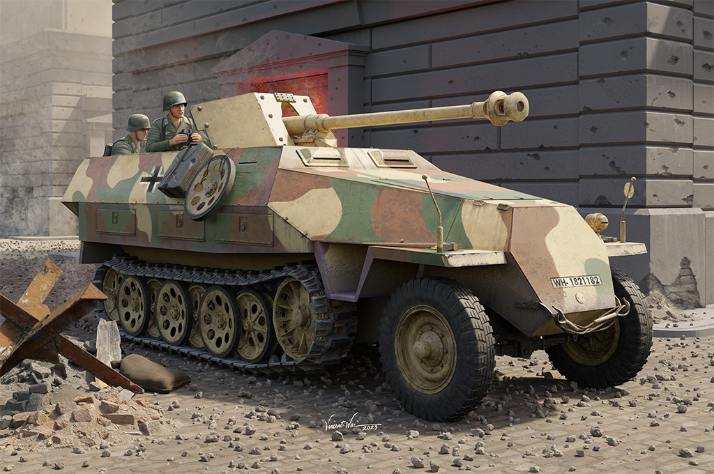 Sd.Kfz 251/22D半履带自行反坦克炮 00943